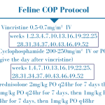 Figure 3. Feline COP protocol.
