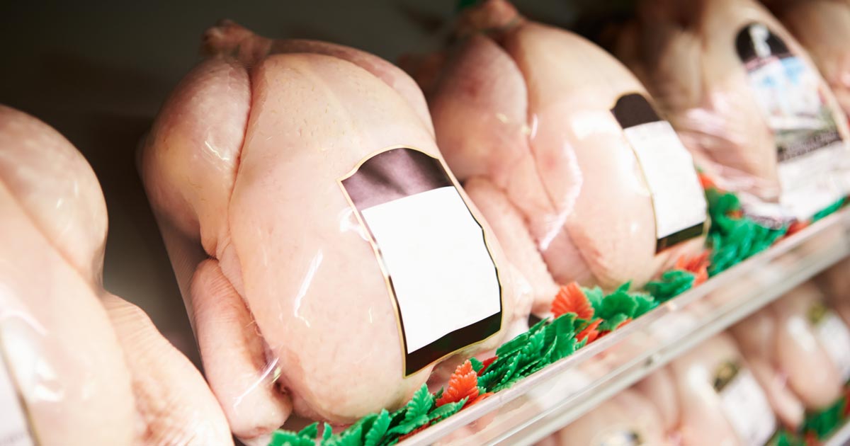 Supermarket chicken.