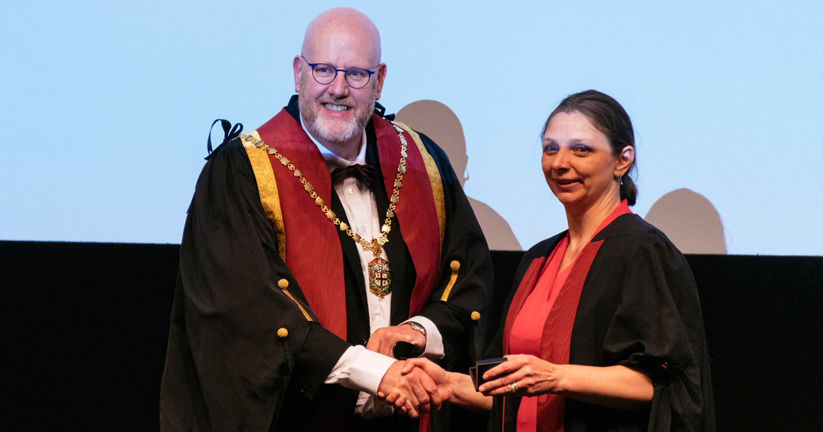 Niall Connell, pictured with past-president Amanda Boag, has pledged to increase diversity in the profession.