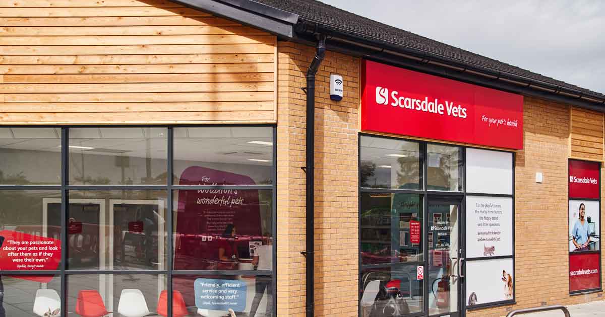 Scarsdale Vets' new Wollaton stand-alone practice. Image: Scarsdale Vets.