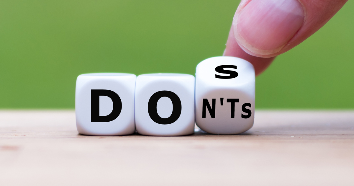 Mid-sessionals – the dos and don’ts