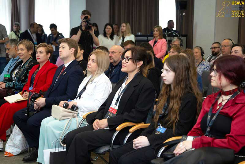 Delegates at the veterinary CPD event in Ukraine