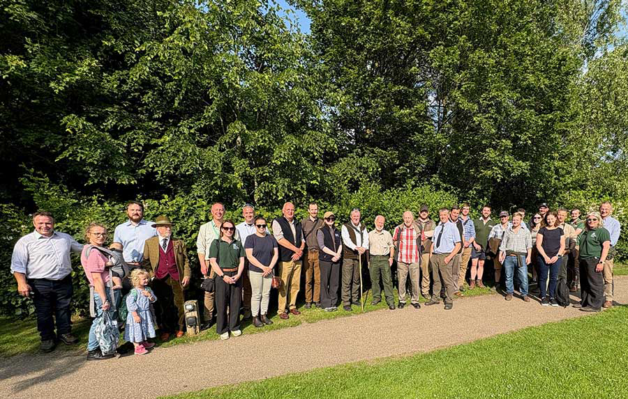 Some of the 70-plus delegates who attended the British Deer Veterinary Association’s CPD event at Fountains Abbey in June.