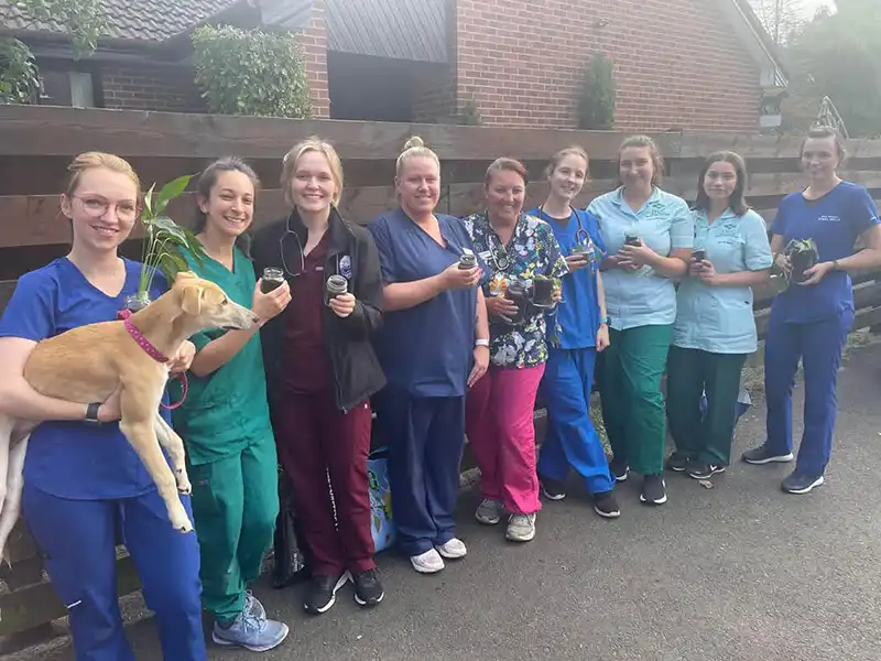 ICR Vets on their Positive Pawprint journey. Image: IVC