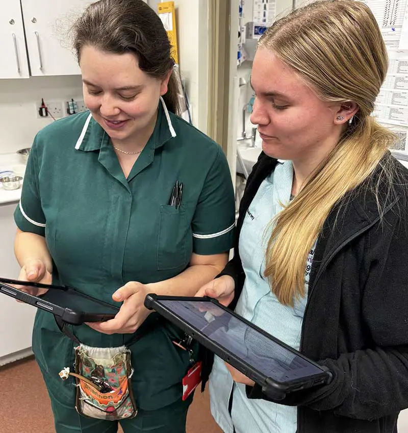 Figure 3. Students should experience all aspects of a nurse’s role.