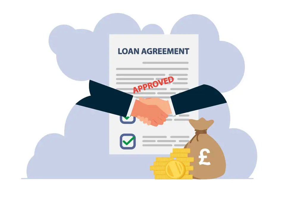 Graphic to illustrate loan agreement for an article about finding finance for veterinary practice. Image: danijelala / Adobe Stock