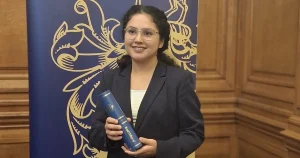 Picture of Zahra Mohammedi who fled Afghanistan and has now passed the RCVS Statutory Membership Exam.