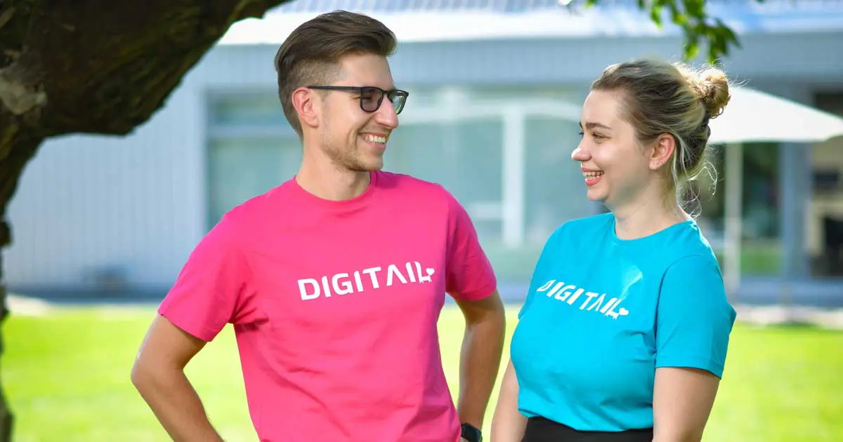 Digitail founders Sebastian Gabor and Ruxandra Pui