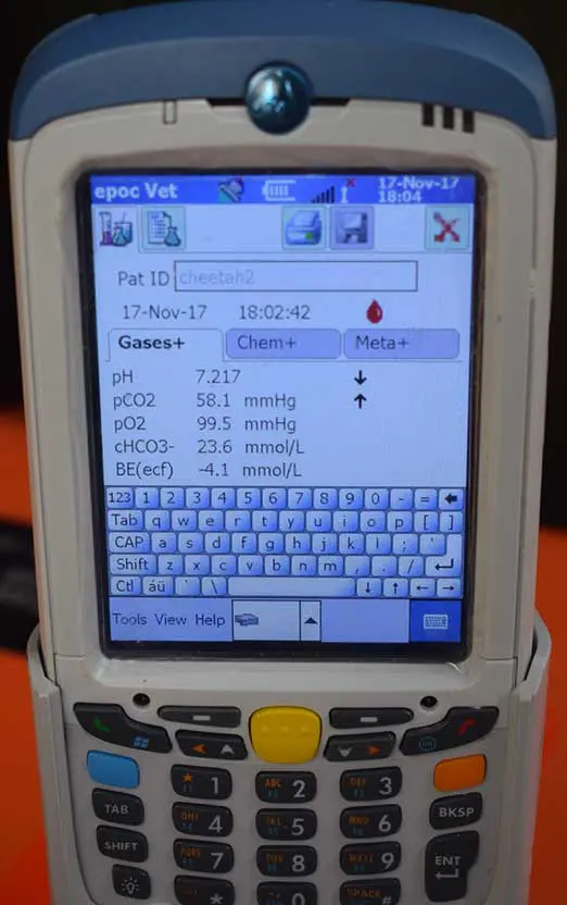This blood analysis system device is an excellent adjunct to clinical practice and reports traditional and semiquantitative whole blood acid-base parameters, as well as providing valuable other information about blood gas, metabolite (lactate, creatinine, glucose) and electrolyte status.