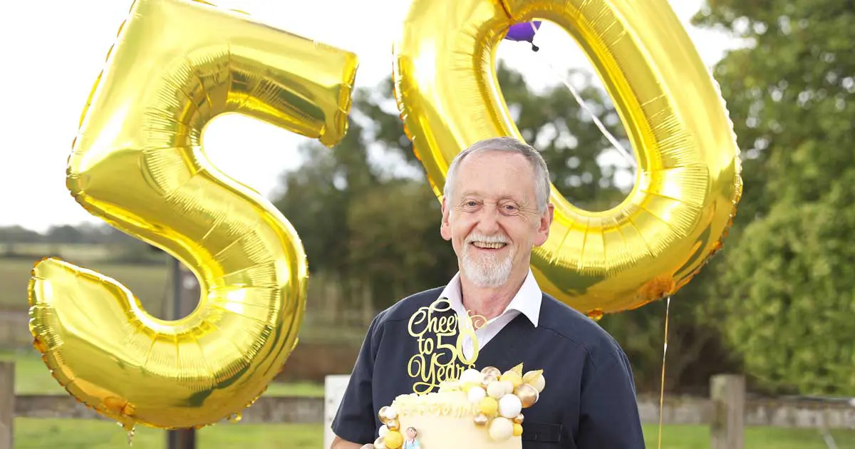 Jerry qualified as a vet 50 years ago.