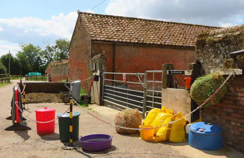 A quarantine zone.