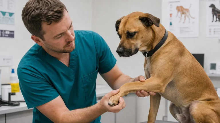 Lameness in a young dog