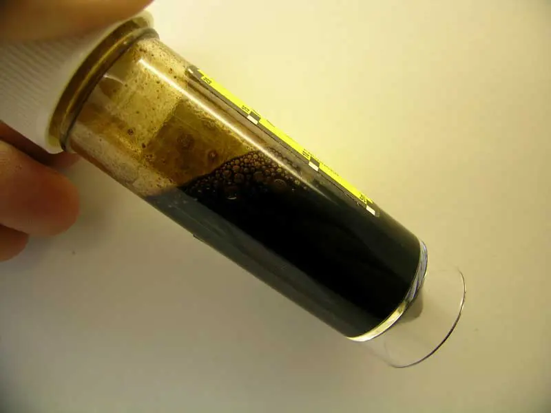 Figure 1. Haemoglobinuria. Image: Pedro Serra, NWL